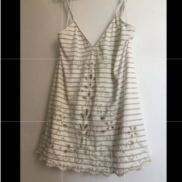 FREE PEOPLE Sefaring Striped Embroidered Top - Picture 6 of 8